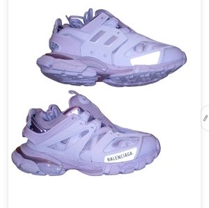 BalenciagaTrack logo sneakers lavender